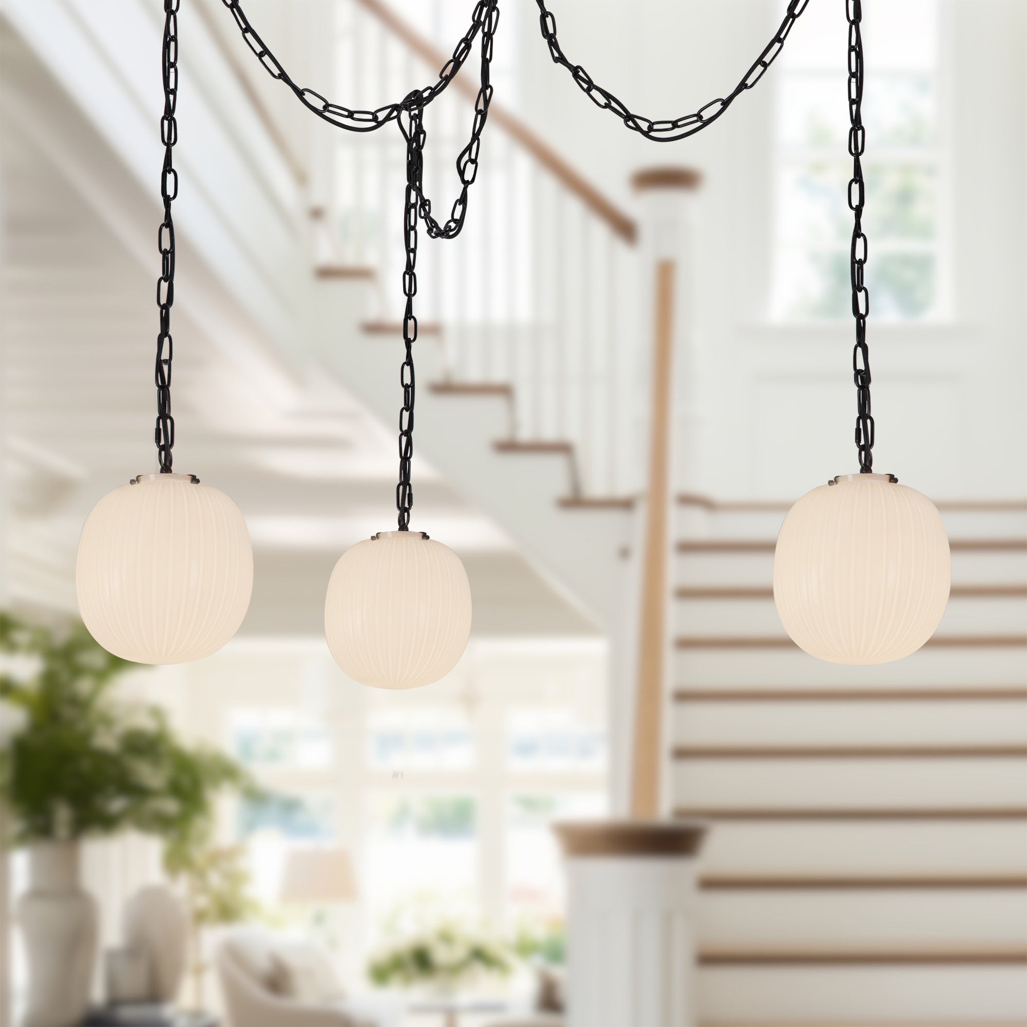 Cherise 12-in 3-Head Multi Pendant