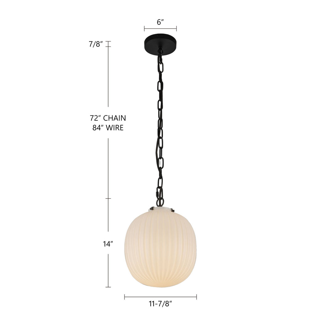 Cherise 12-in Pendant