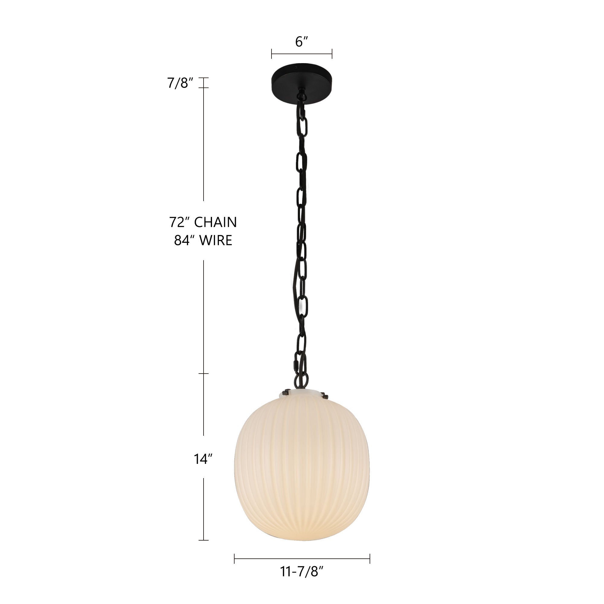 Cherise 12-in Pendant