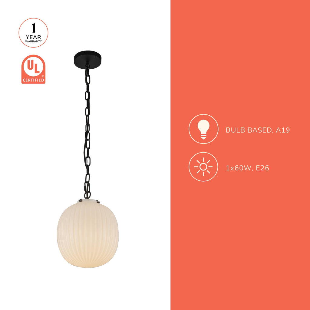 Cherise 12-in Pendant