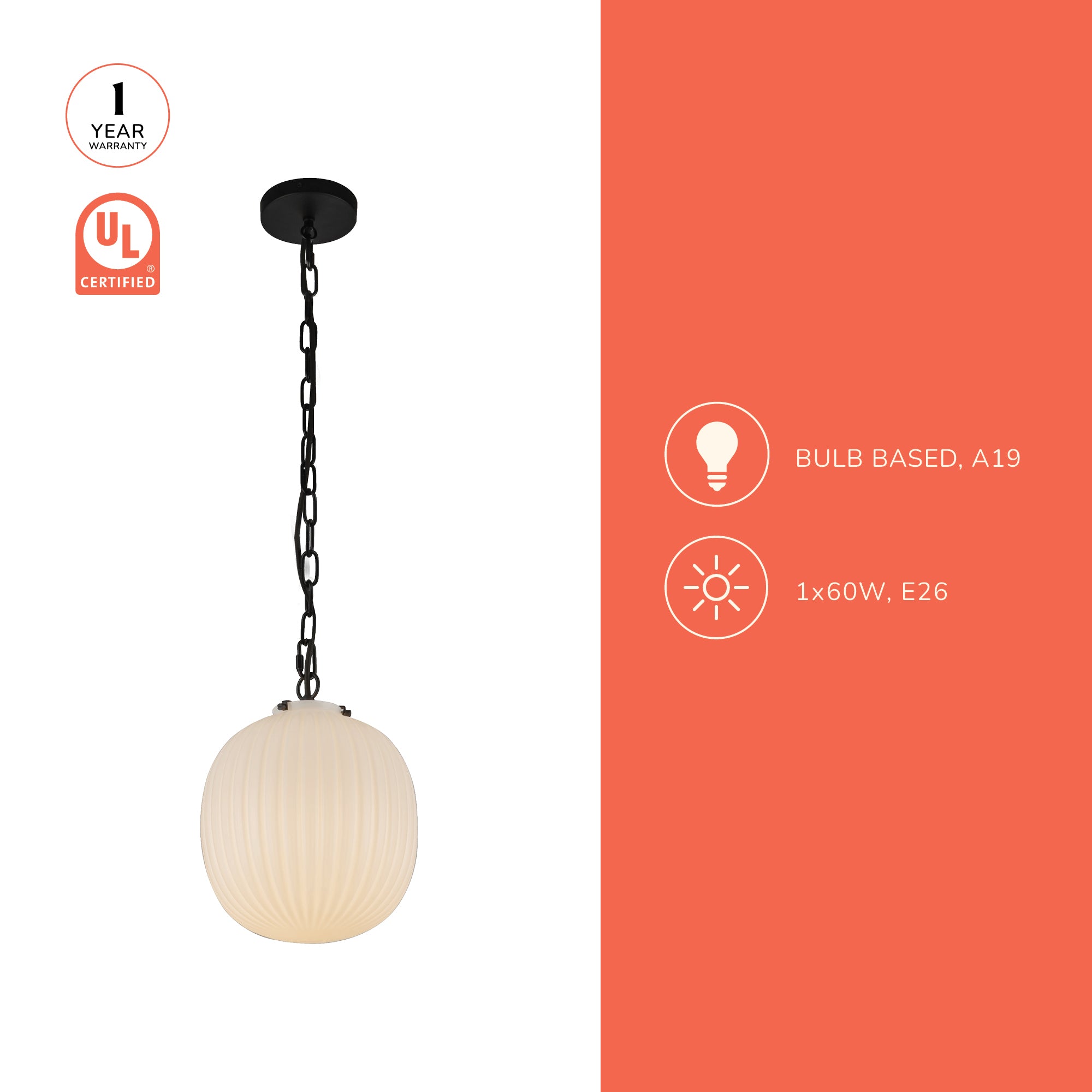 Cherise 12-in Pendant