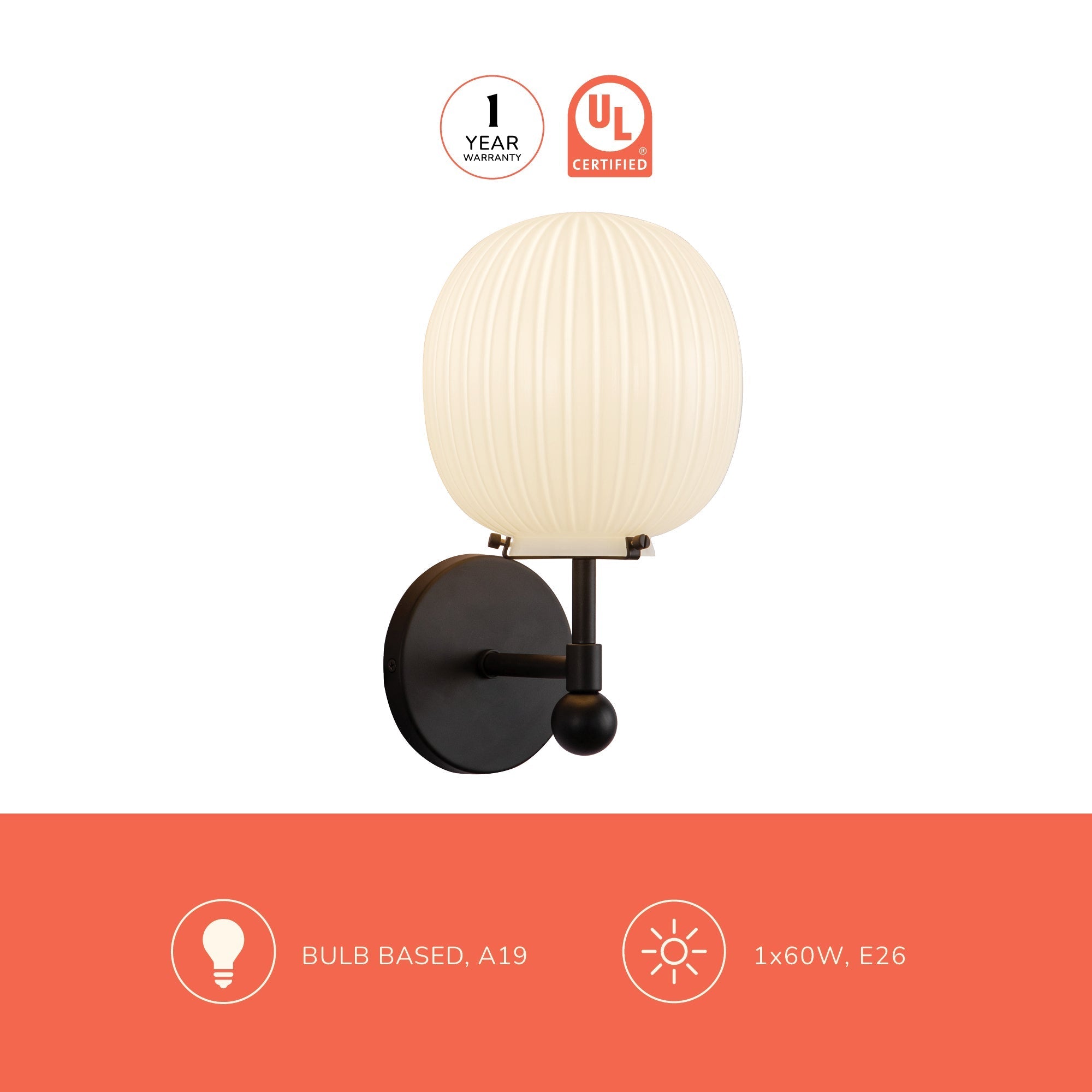 Cherise 7-in Wall/Vanity Light