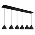 Chroma 6-in 6 Head Multi Pendant — Black