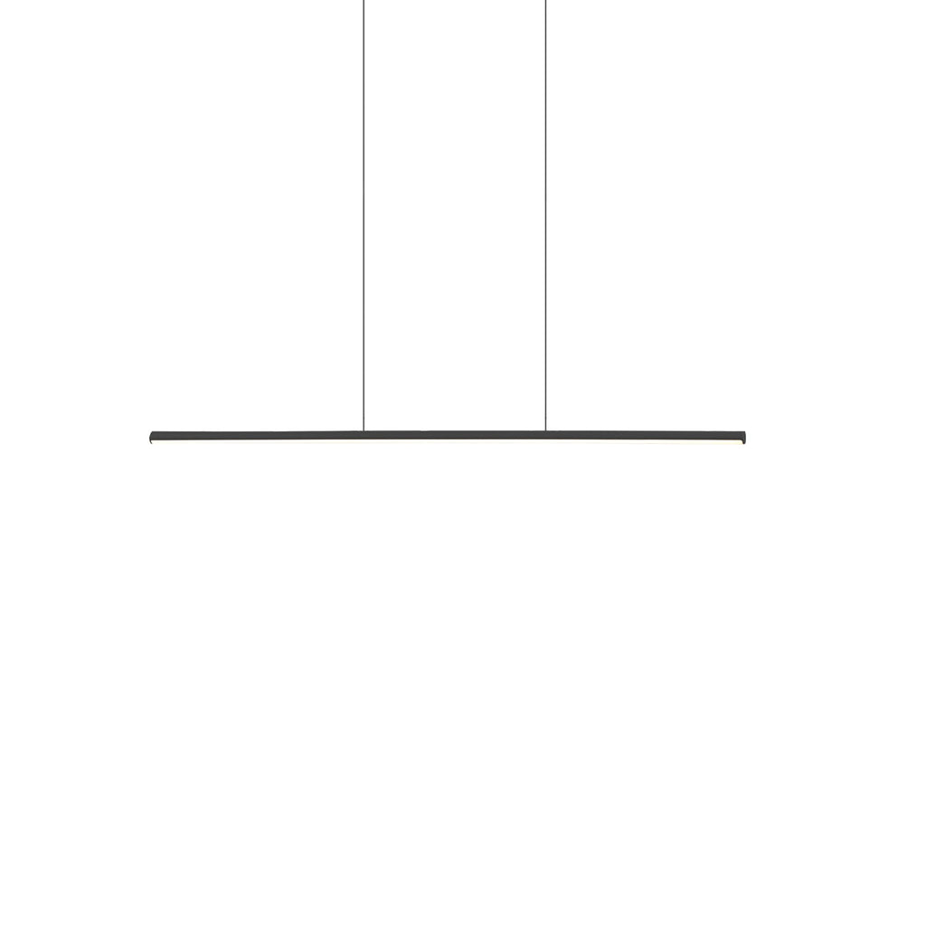Chute 35-in Linear Pendant — Black [Universal Voltage]