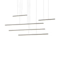Chute Motion 60-in Multi Pendant — Black [Universal Voltage and 0-10 Dimming]