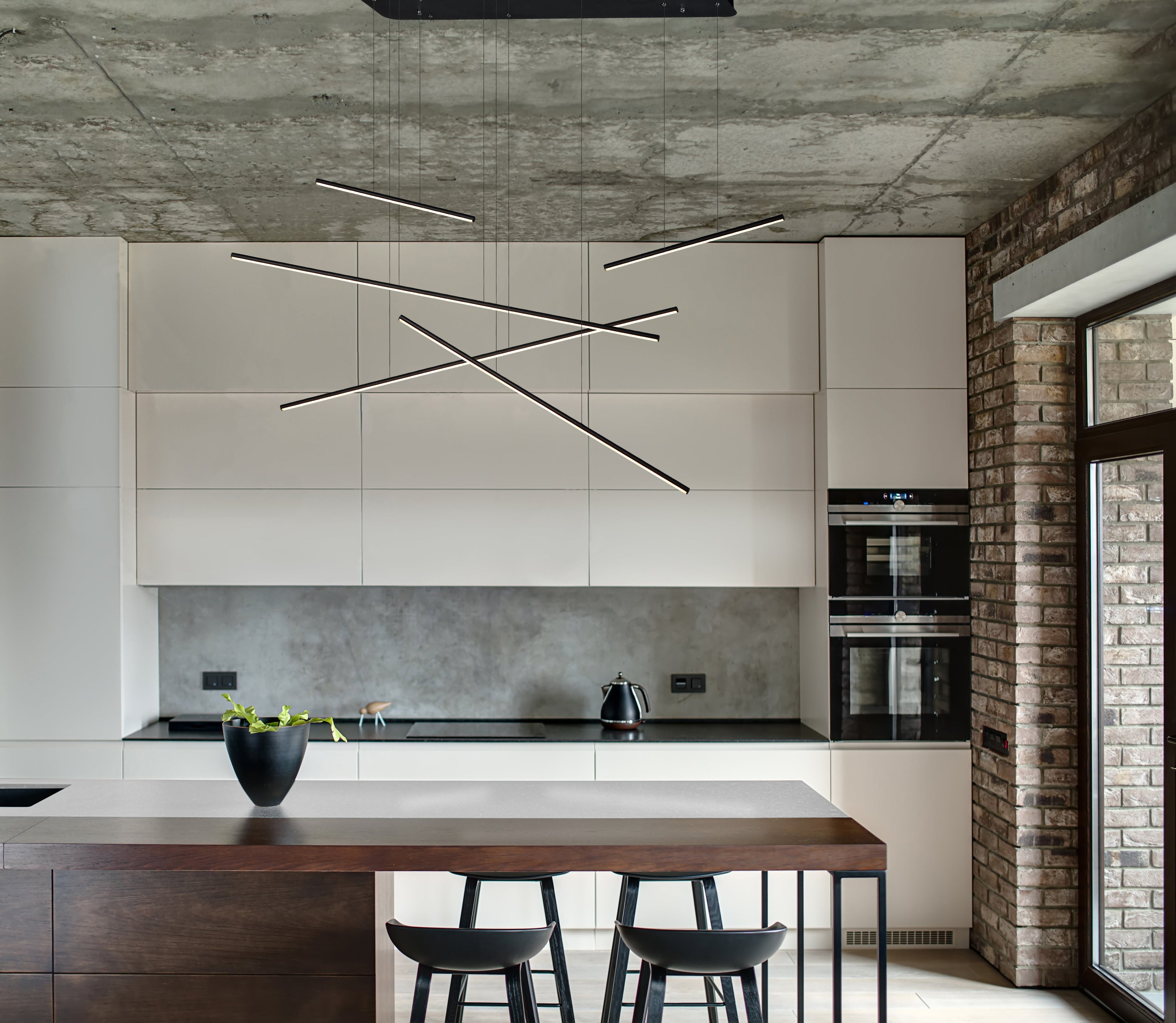 Chute Motion 60-in Multi Pendant