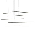 Chute Motion 70-in Multi Pendant — Black [Universal Voltage and 0-10 Dimming]