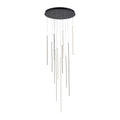 Chute 12 Head Multi Pendant — Black [Universal Voltage and 0-10 Dimming]