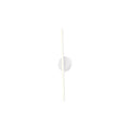 Chute 23-in Wall Sconce — White [Universal Voltage]