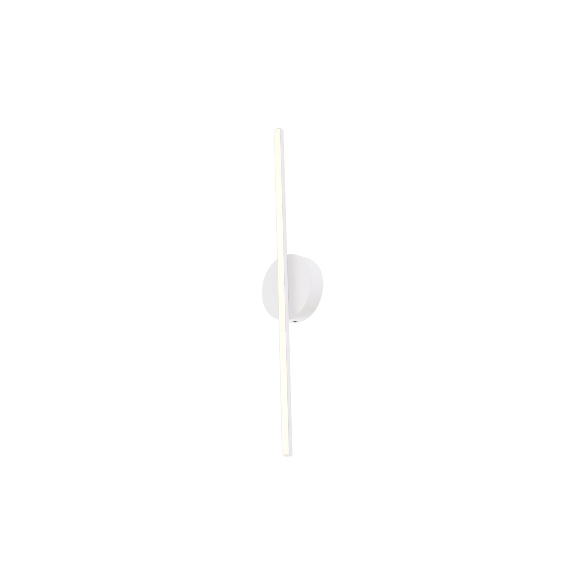 Chute 23-in Wall Sconce — White [Universal Voltage]