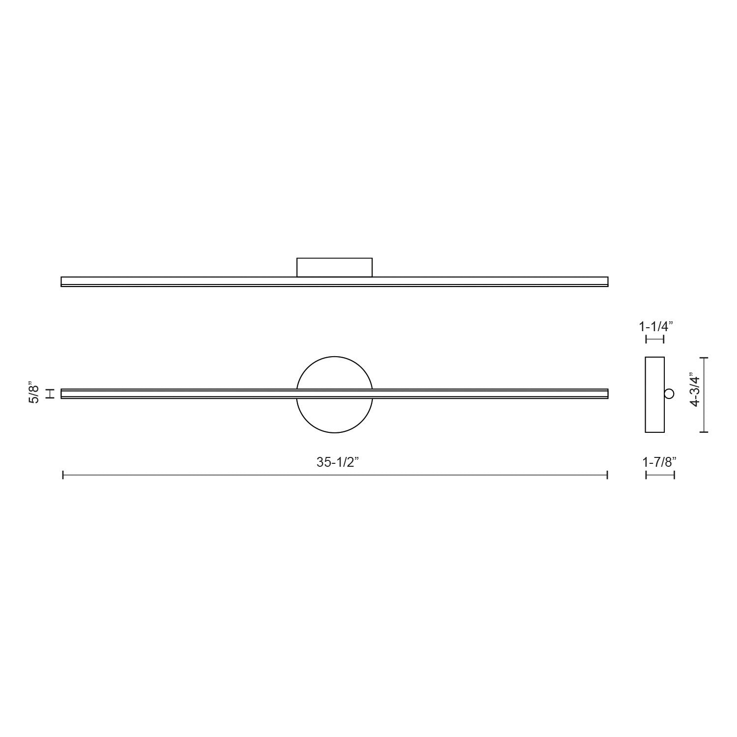 Chute 35-inch Wall Sconce