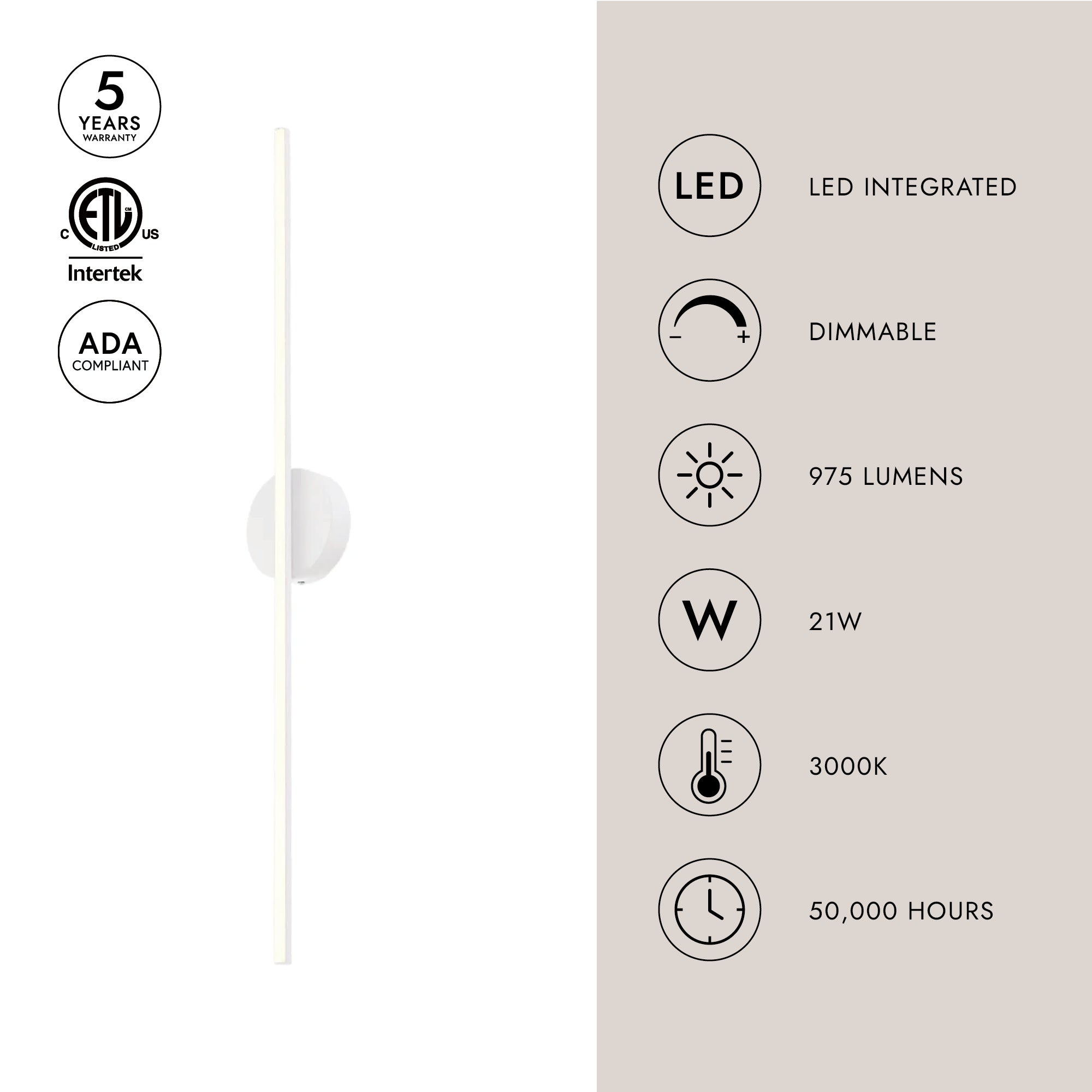 Chute 47-inch Wall Sconce
