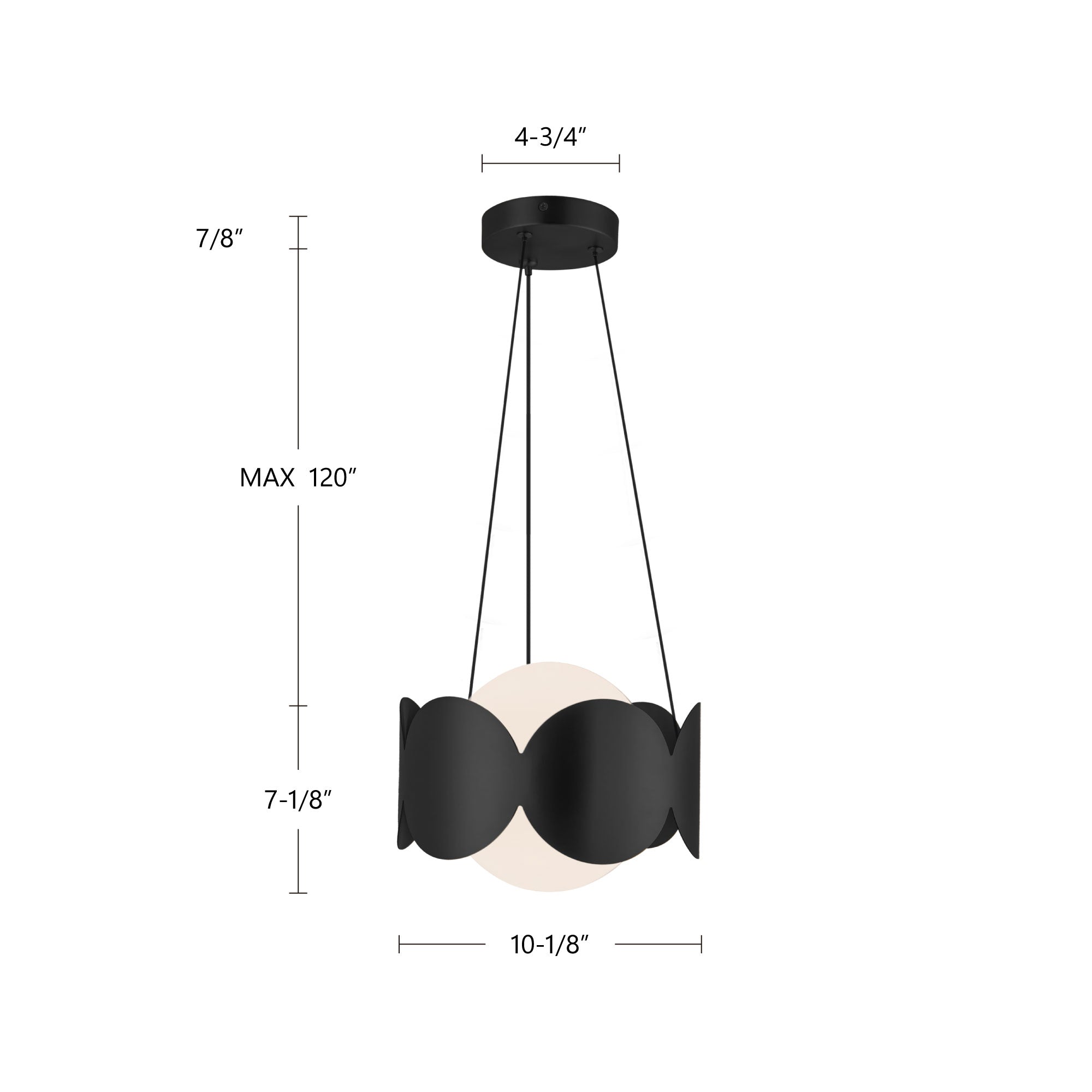 Ciel 10-in Chandelier