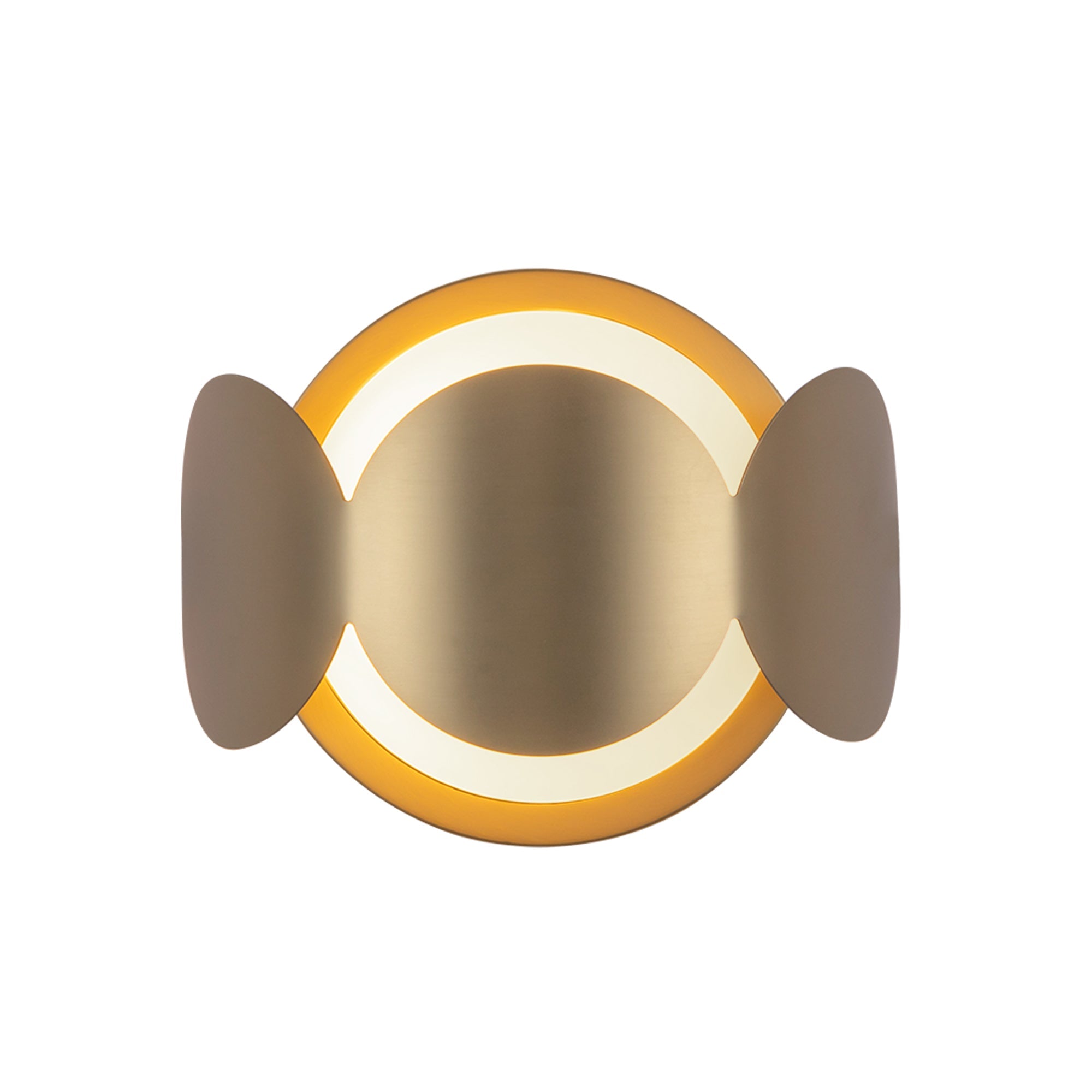 Ciel 10-in Wall Sconce — Brushed Gold/Opal Glass