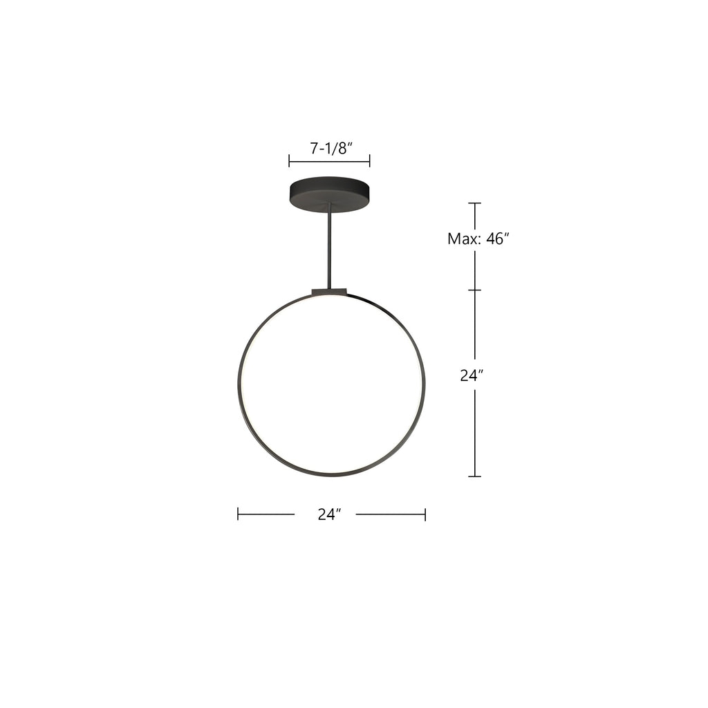 Cirque 24-in Pendant