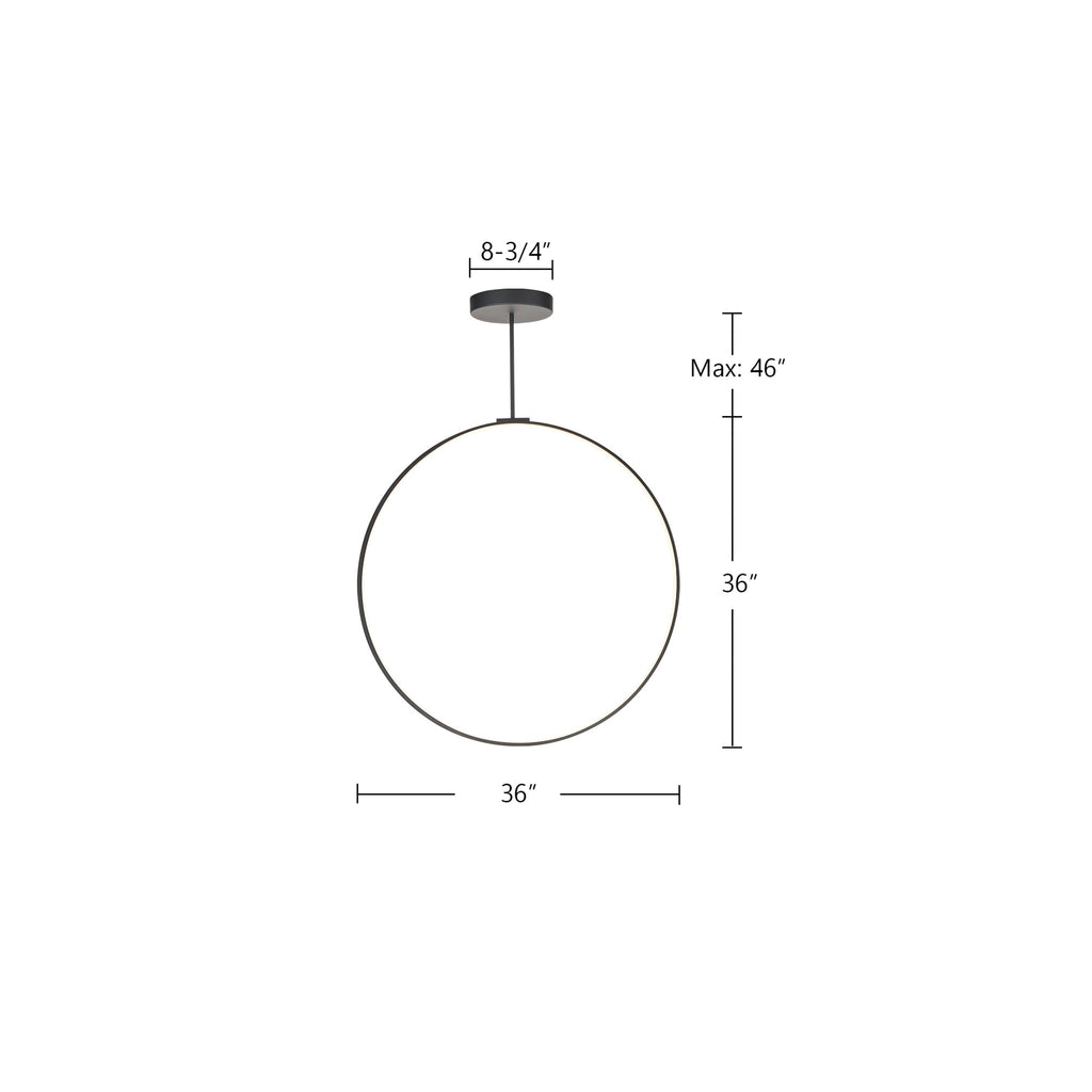 Cirque 36-in Pendant