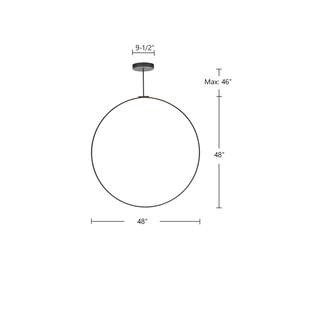 Cirque 48-in Pendant