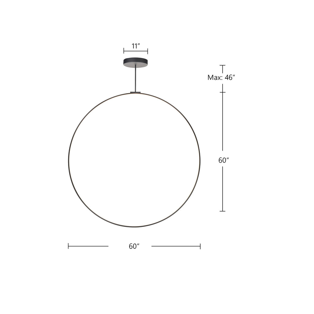 Cirque 60-in Pendant
