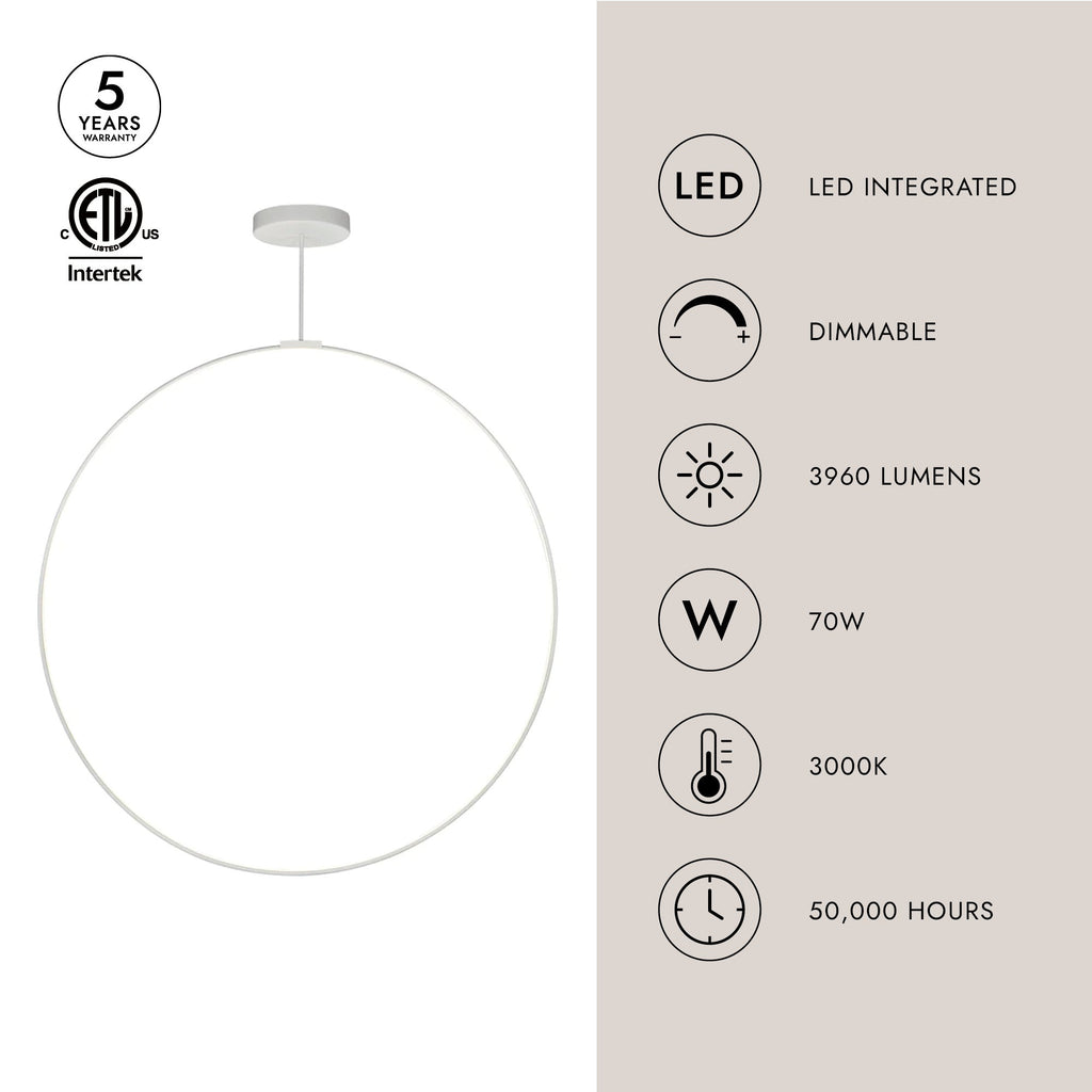 Cirque 60-in Pendant