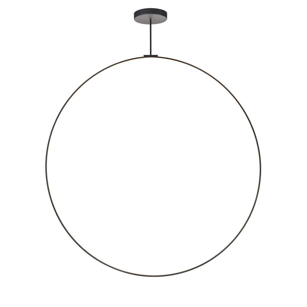 Cirque 72-in Pendant — Black [Universal Voltage and 0-10 Dimming]