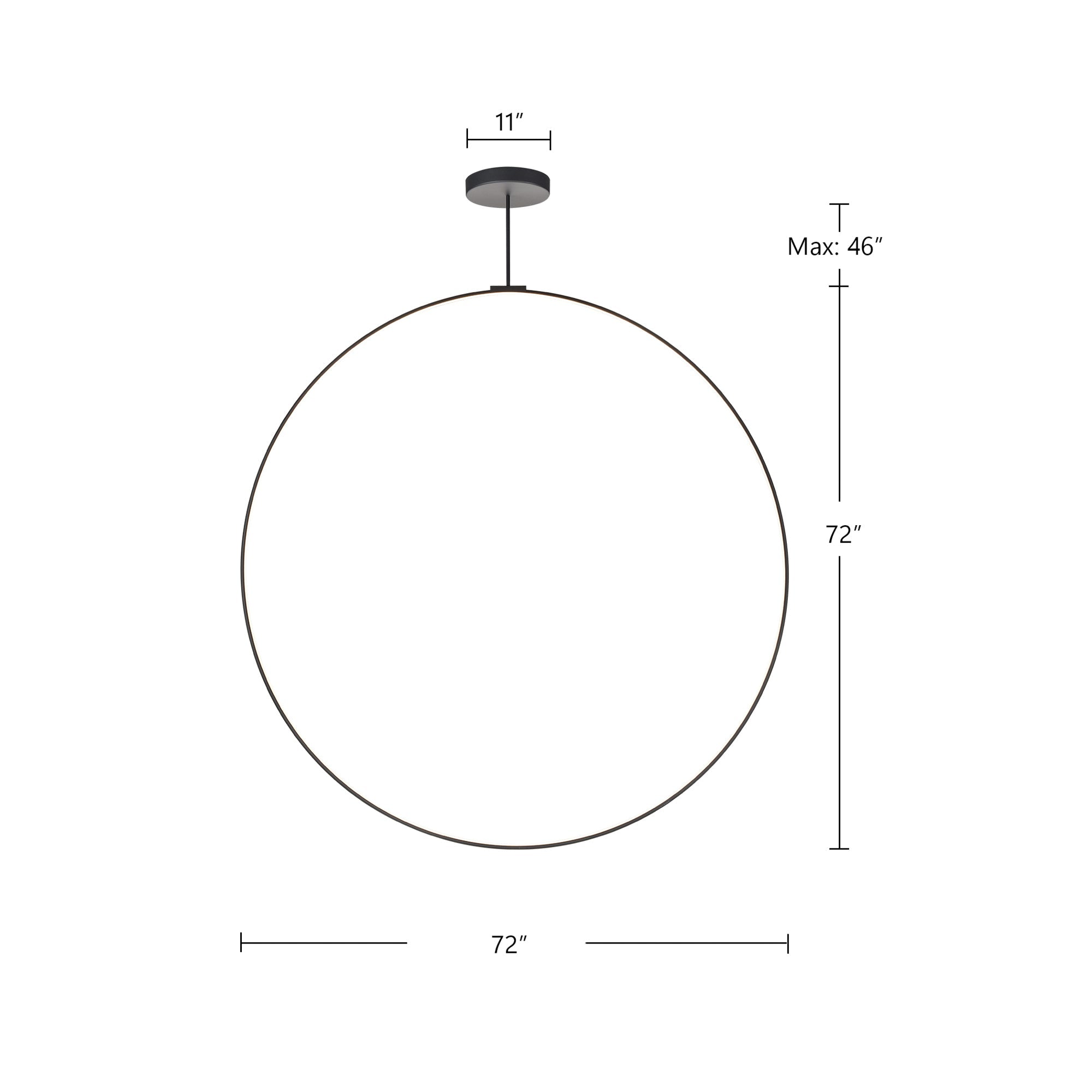 Cirque 72-in Pendant