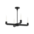 Claire 25-in Chandelier — Matte Black
