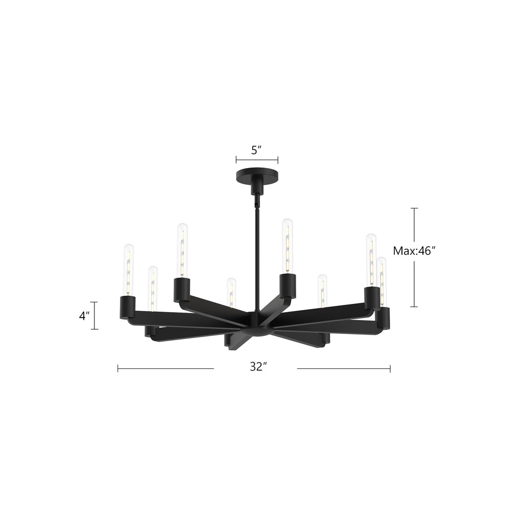 Claire 32-in Chandelier