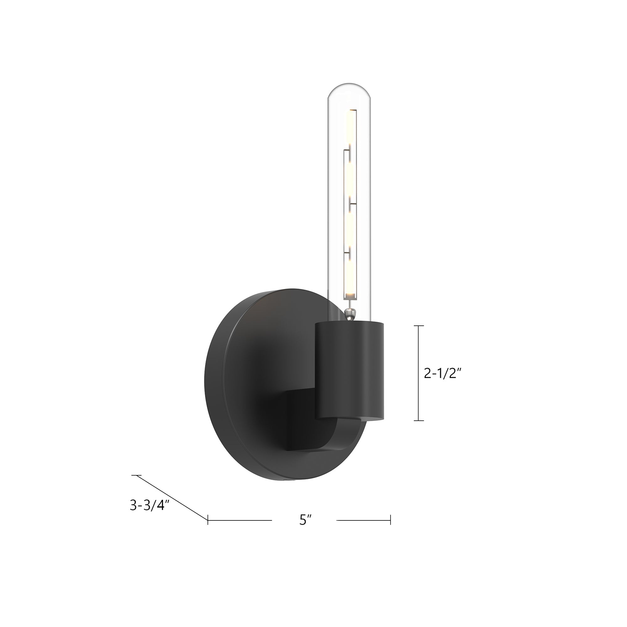 Claire 5-in Wall/Vanity Light