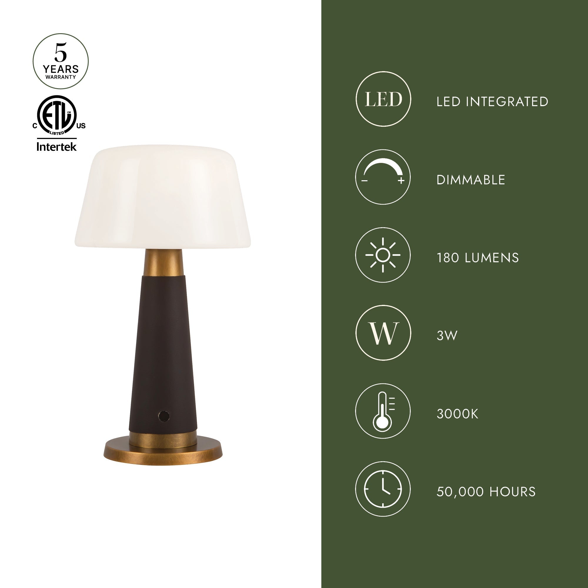 Clemence 6-in Table Lamp