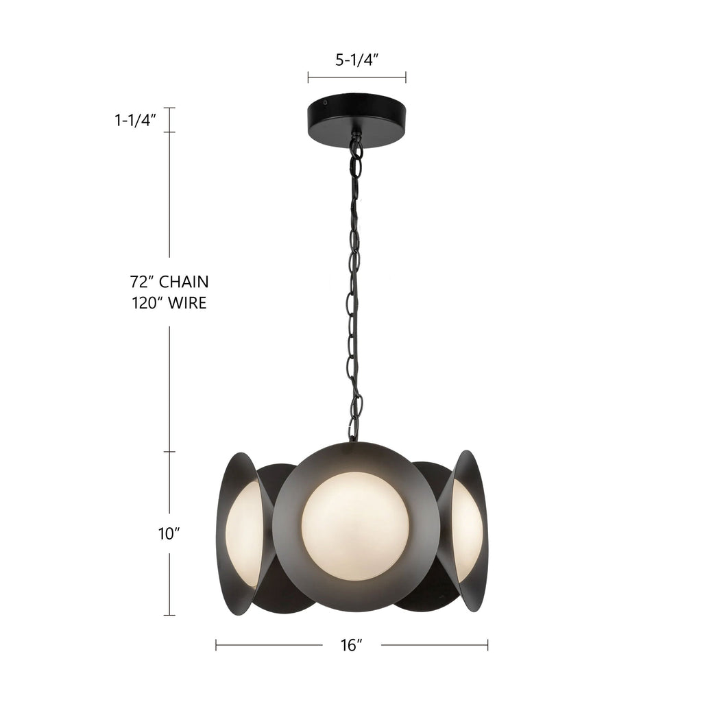 Cleo 16-in Chandelier
