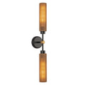 Colby 23-in Wall/Vanity Light — Matte Black/Tan Jute