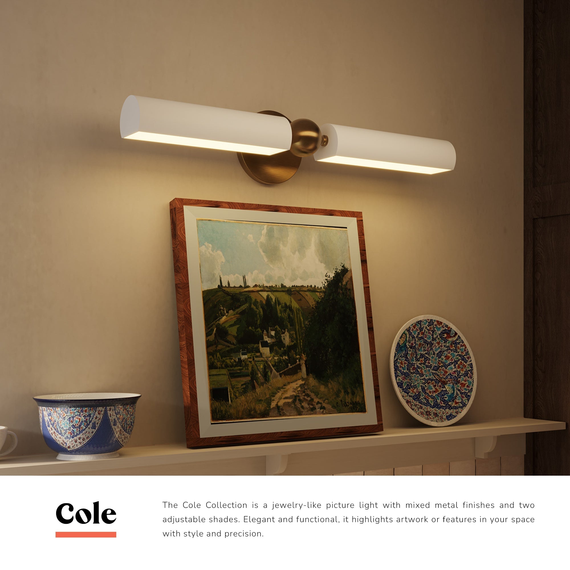 Cole 23-in Wall/Picture Light