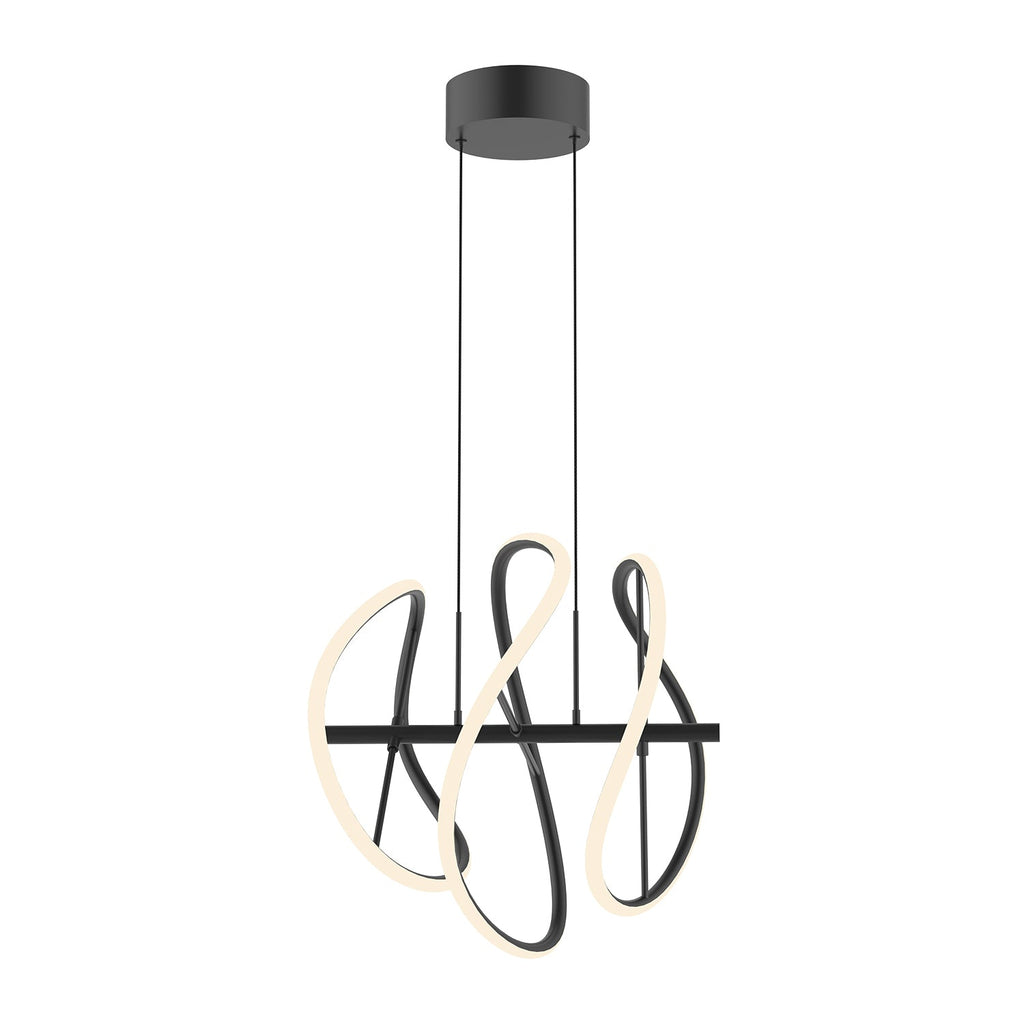 Collide 16-in Pendant — Black