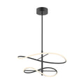 Collide 24-in Pendant — Black [Universal Voltage]