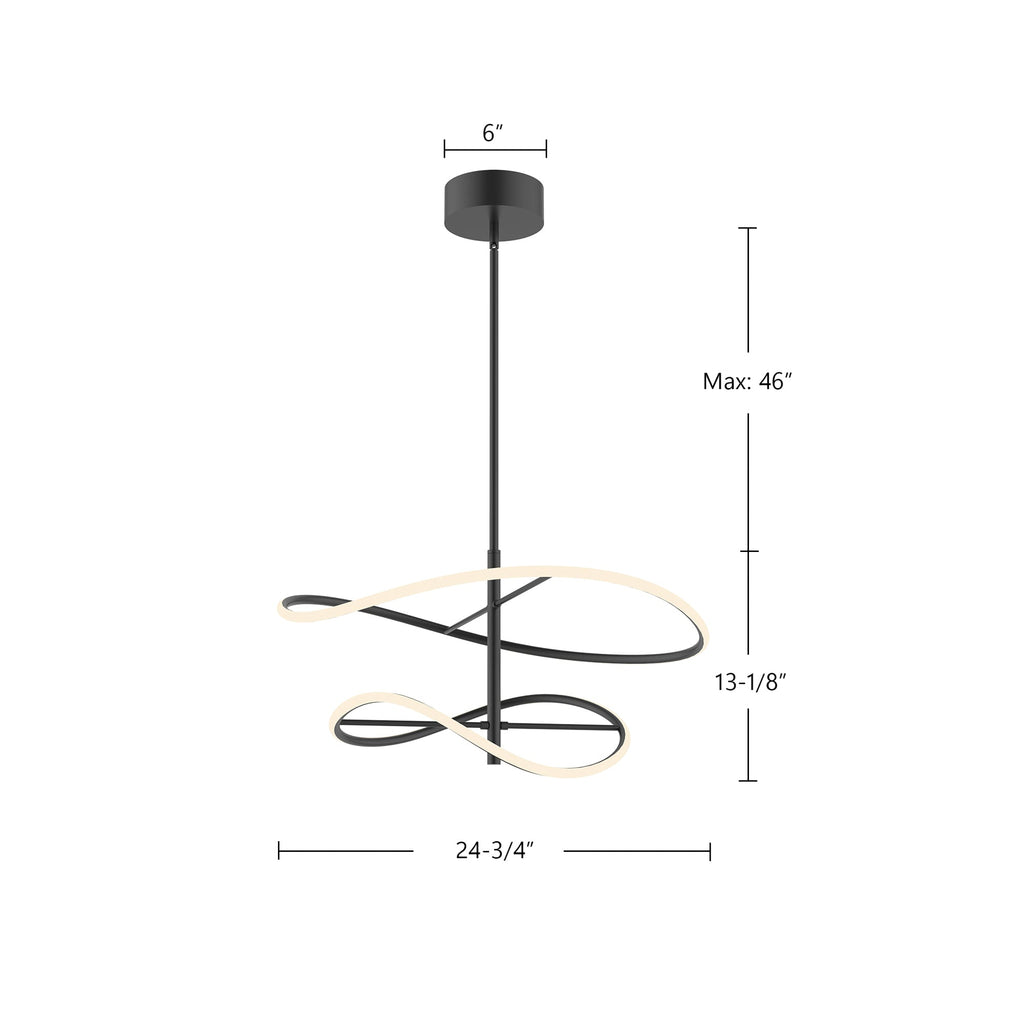 Collide 24-in Pendant