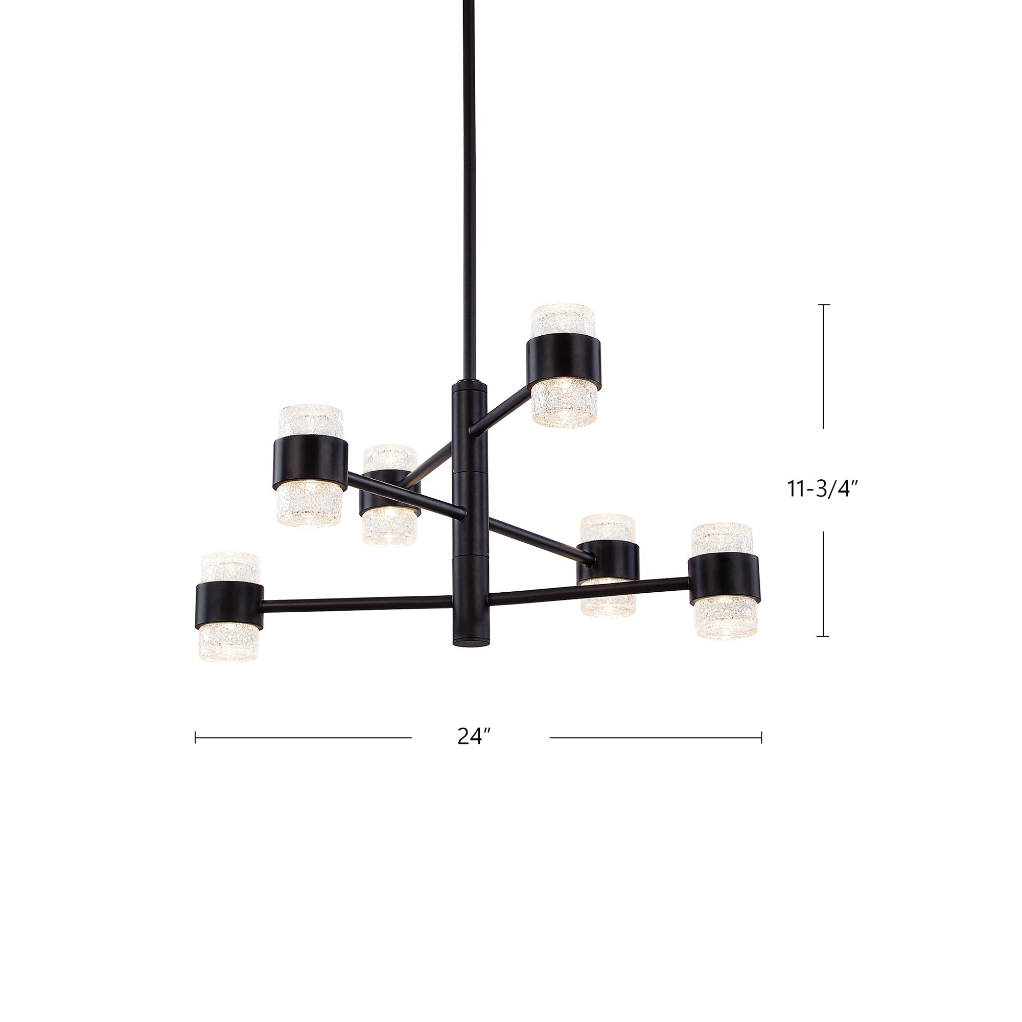 Copenhagen 24-in 3 Layer Exterior Pendant