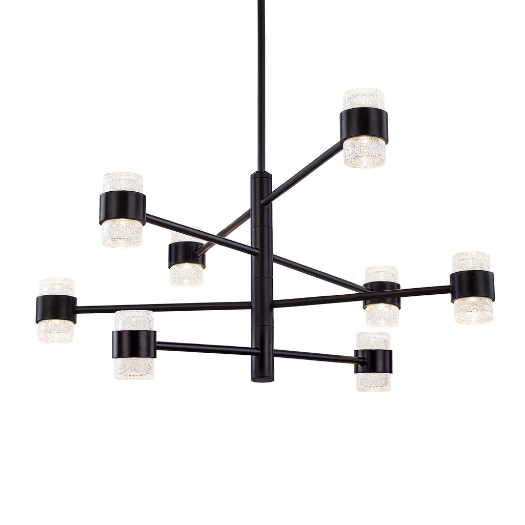 Copenhagen 24-in 4 Layer Exterior Pendant — Black [Universal Voltage]