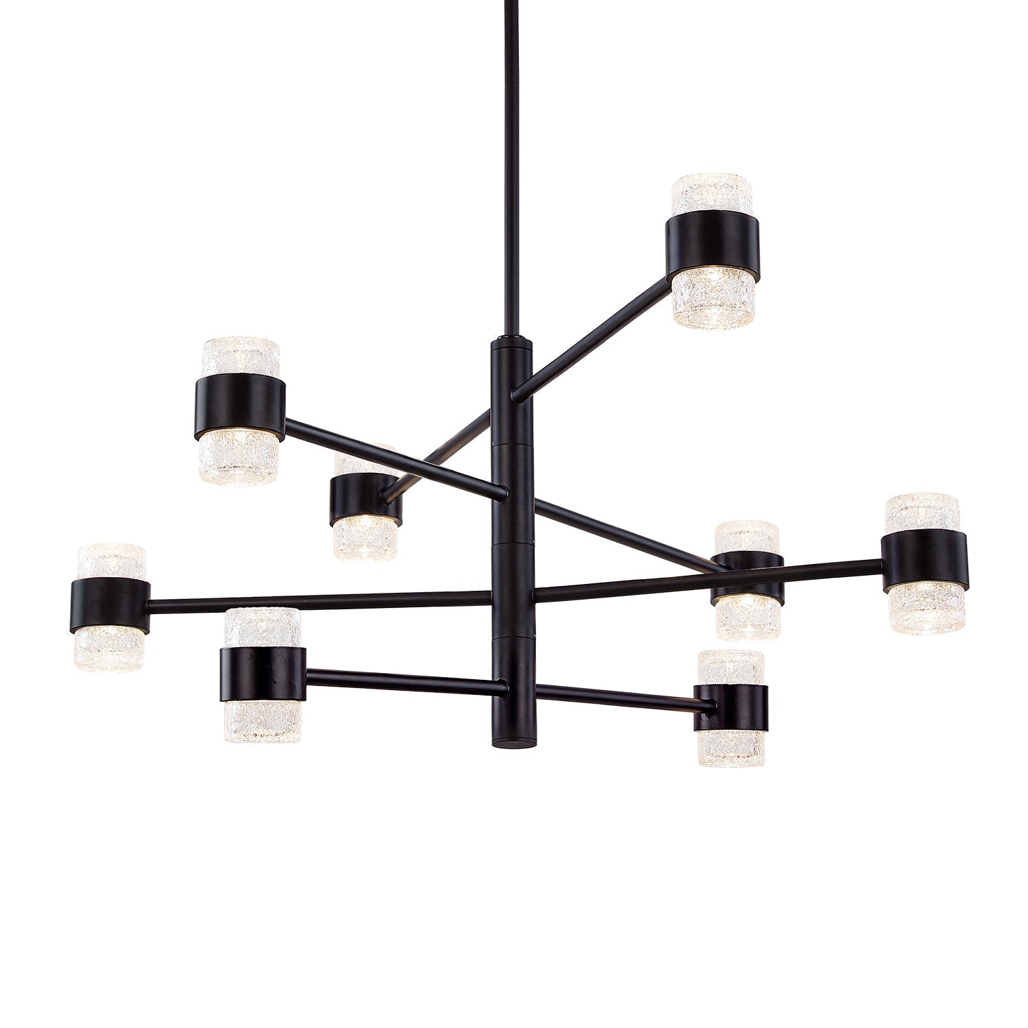 Copenhagen 24-in 4 Layer Exterior Pendant — Black [Universal Voltage]