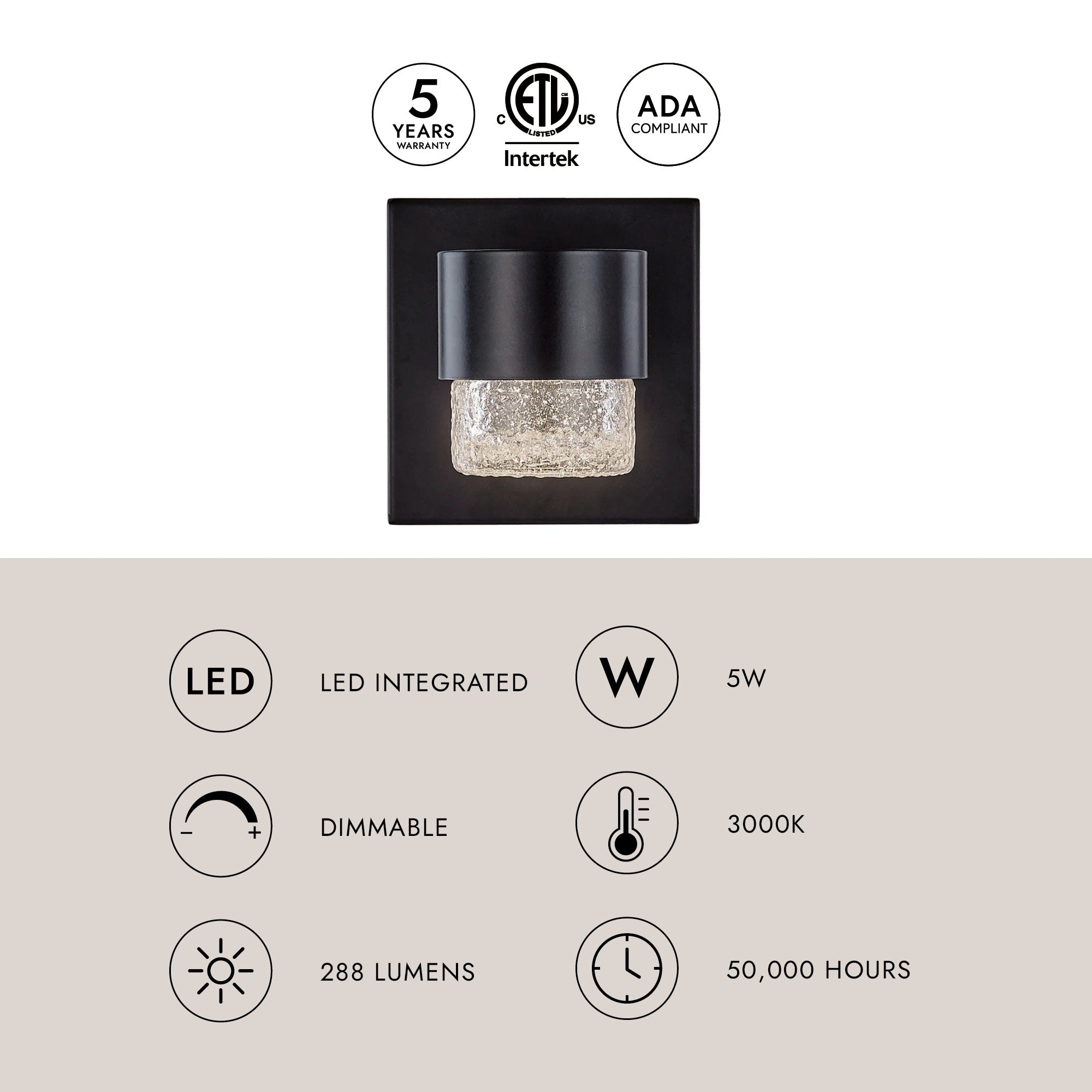 Copenhagen 5-in Exterior Wall Sconce