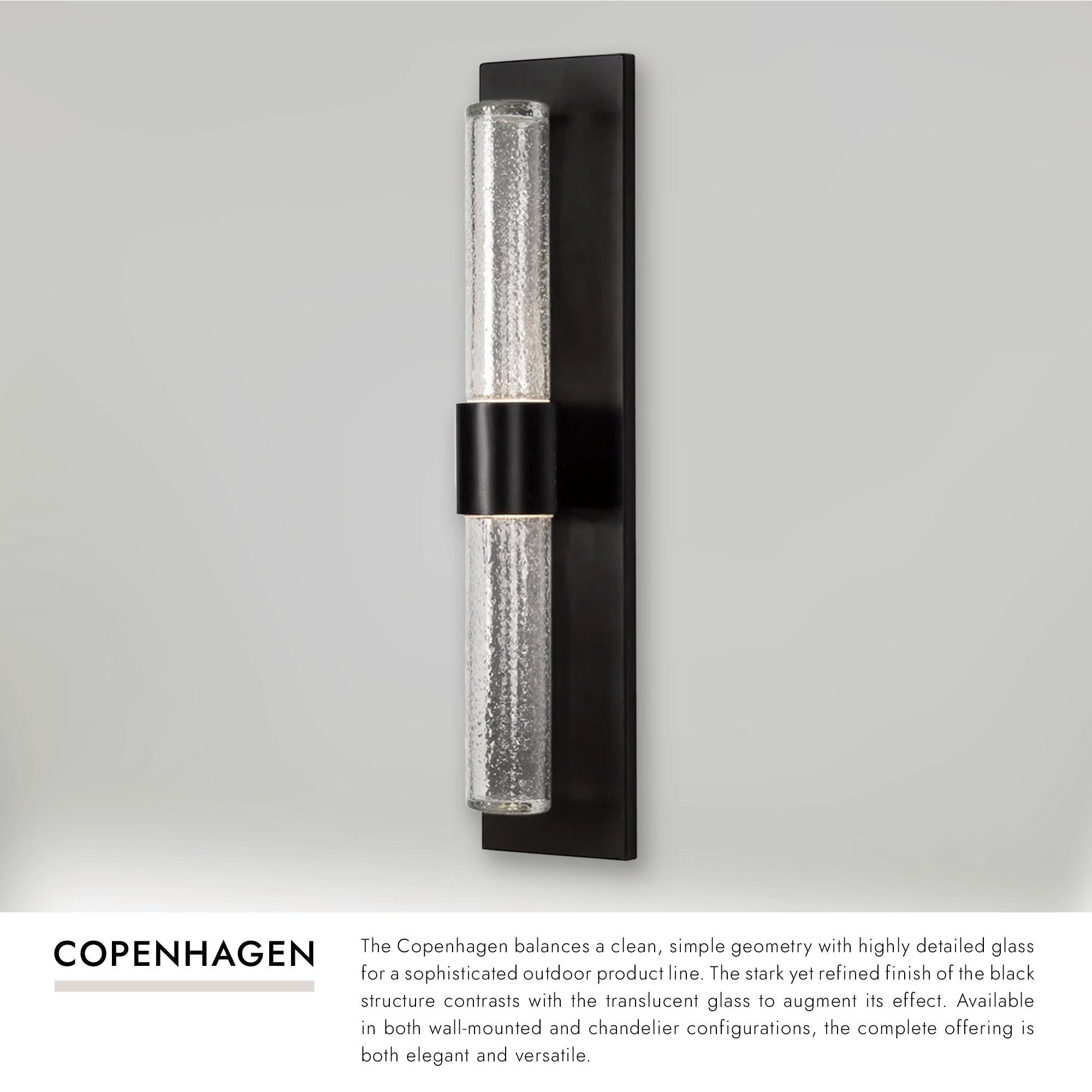 Copenhagen 18-in Exterior Wall Sconce