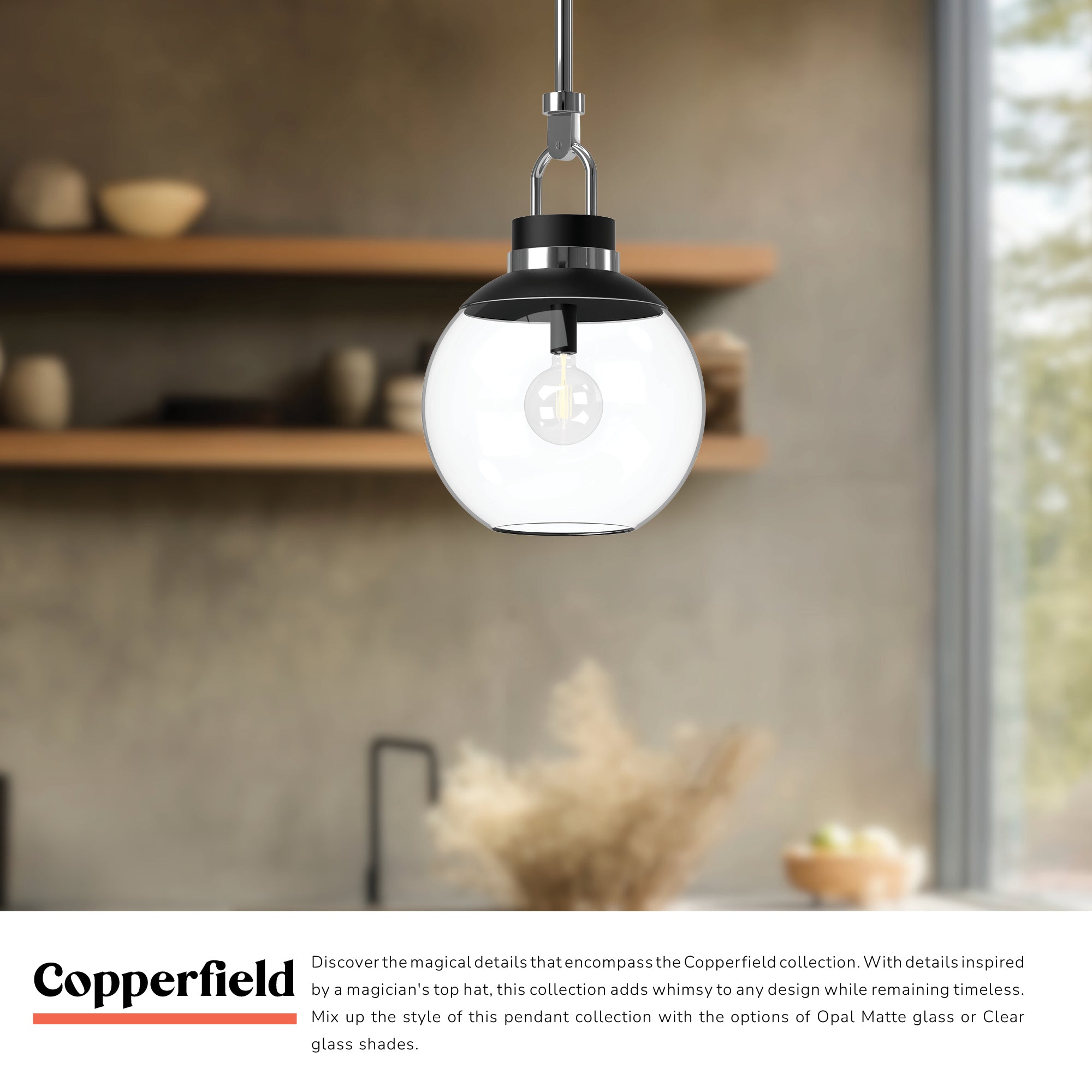 Copperfield 12-in Pendant
