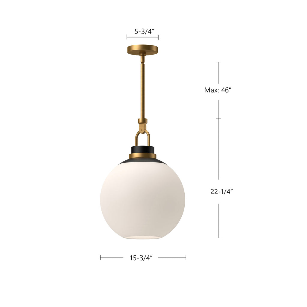 Copperfield 16-in Pendant