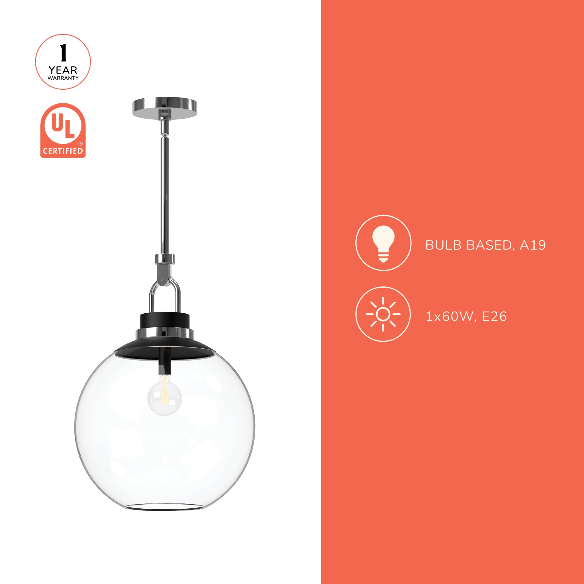 Copperfield 16-in Pendant