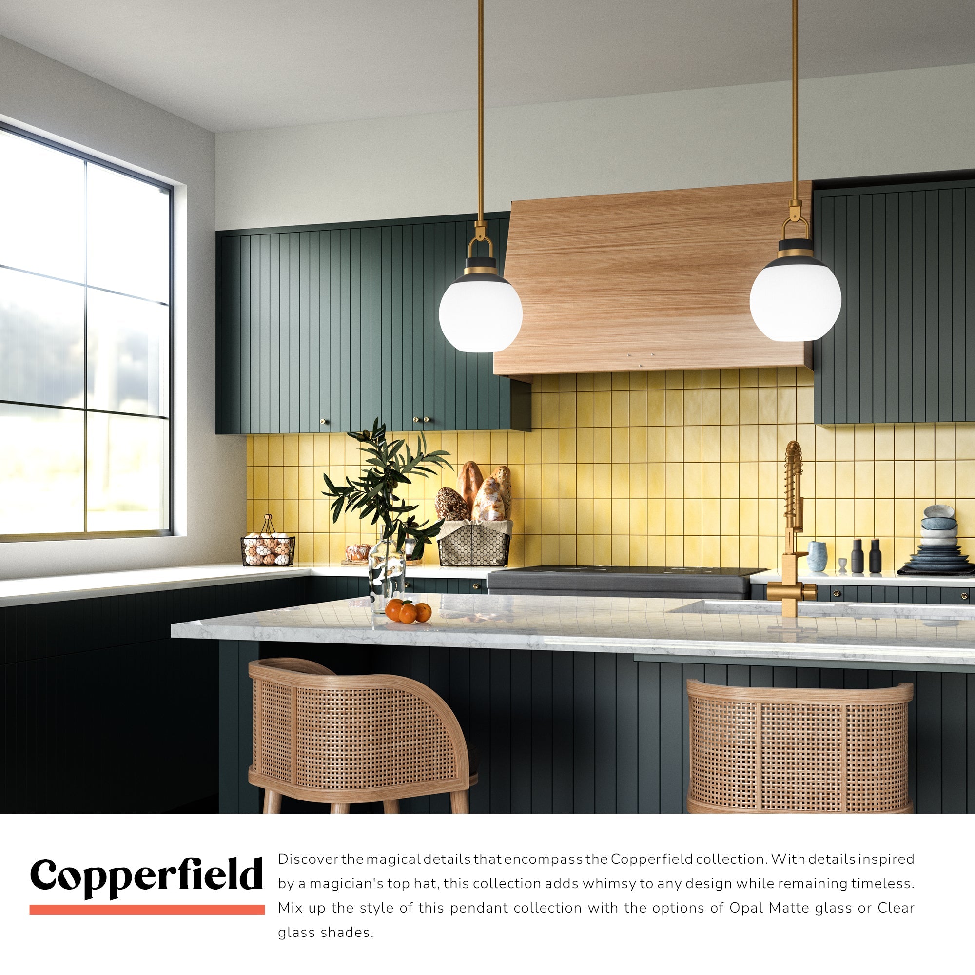 Copperfield 16-in Pendant