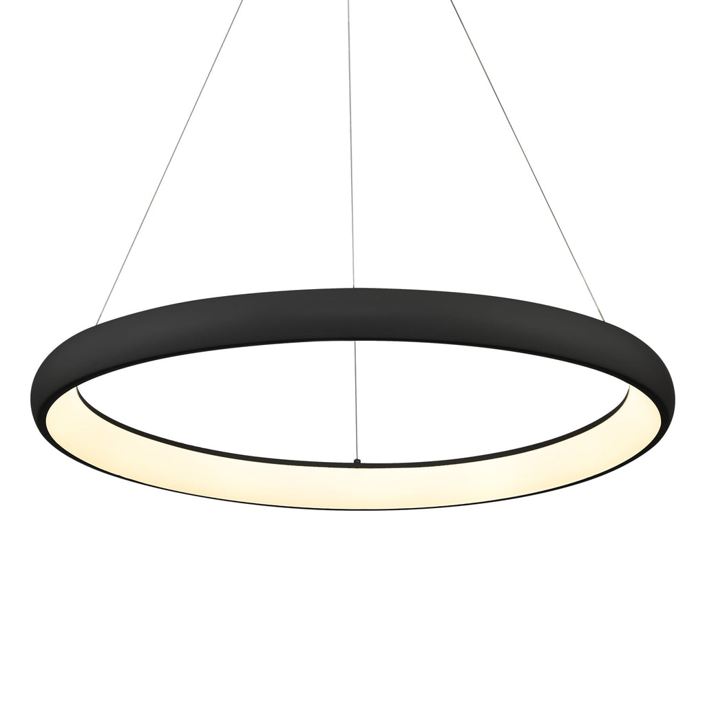 Cortana 32-in Pendant — Black [Universal Voltage and 0-10 Dimming]