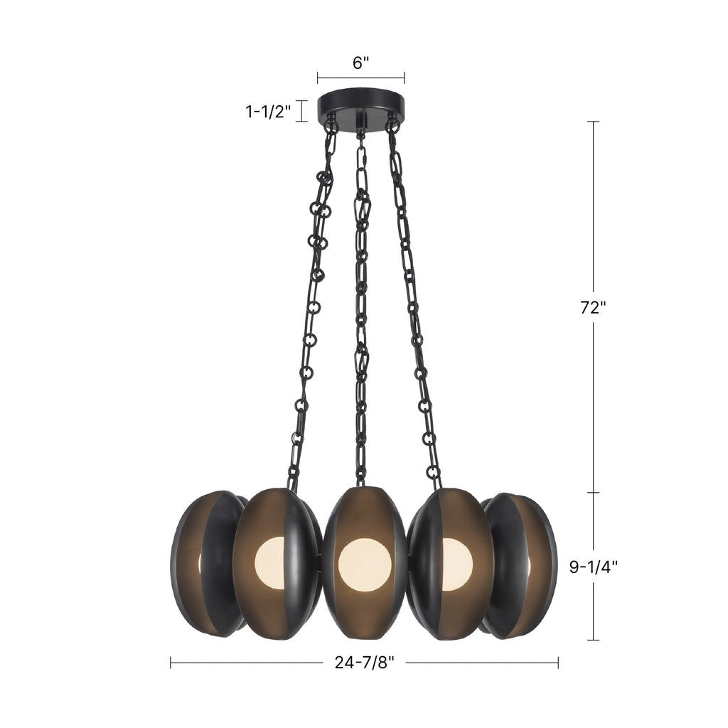 Cortez 25-in Chandelier