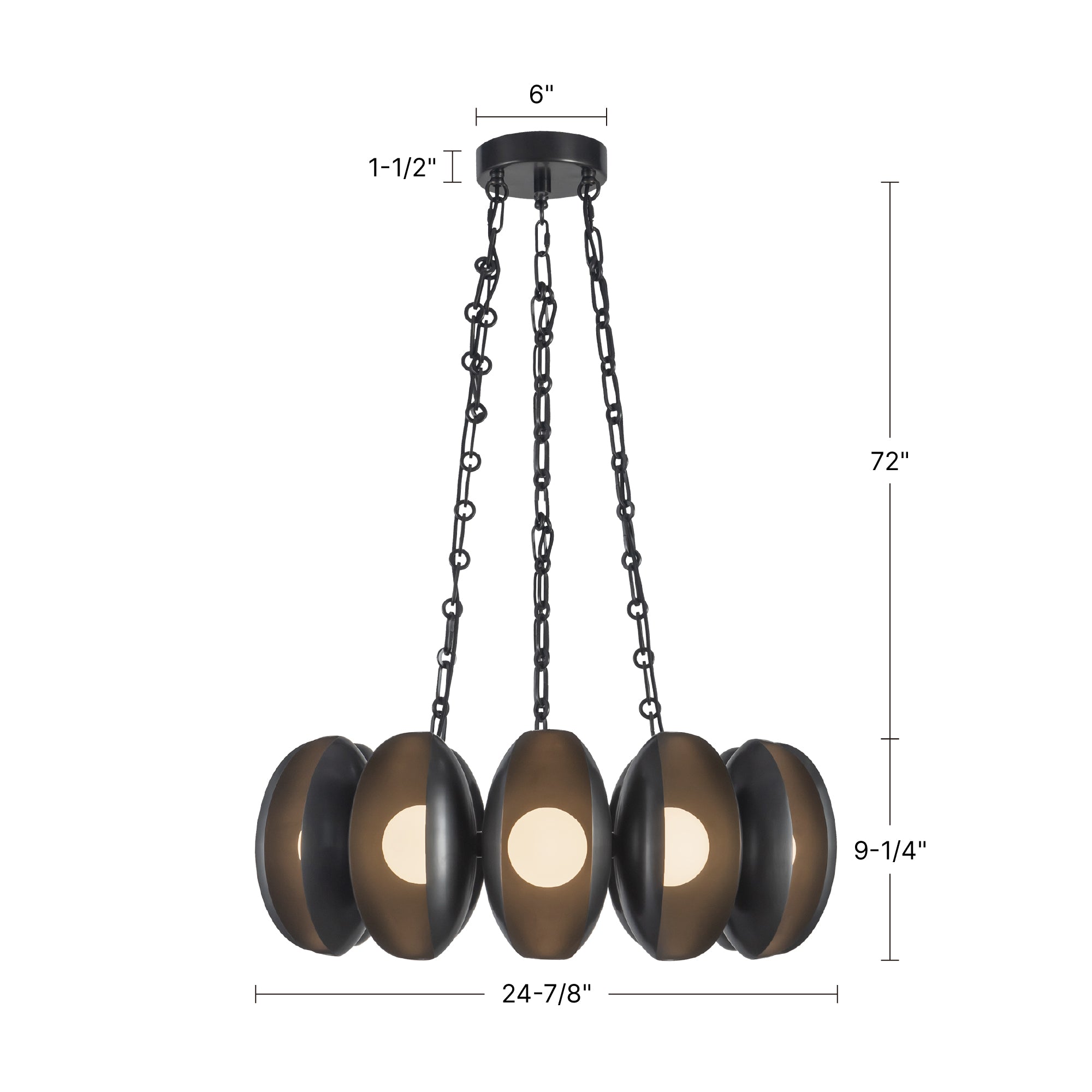 Cortez 25-in Chandelier