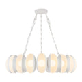 Cortez 37-in Chandelier — Antique White