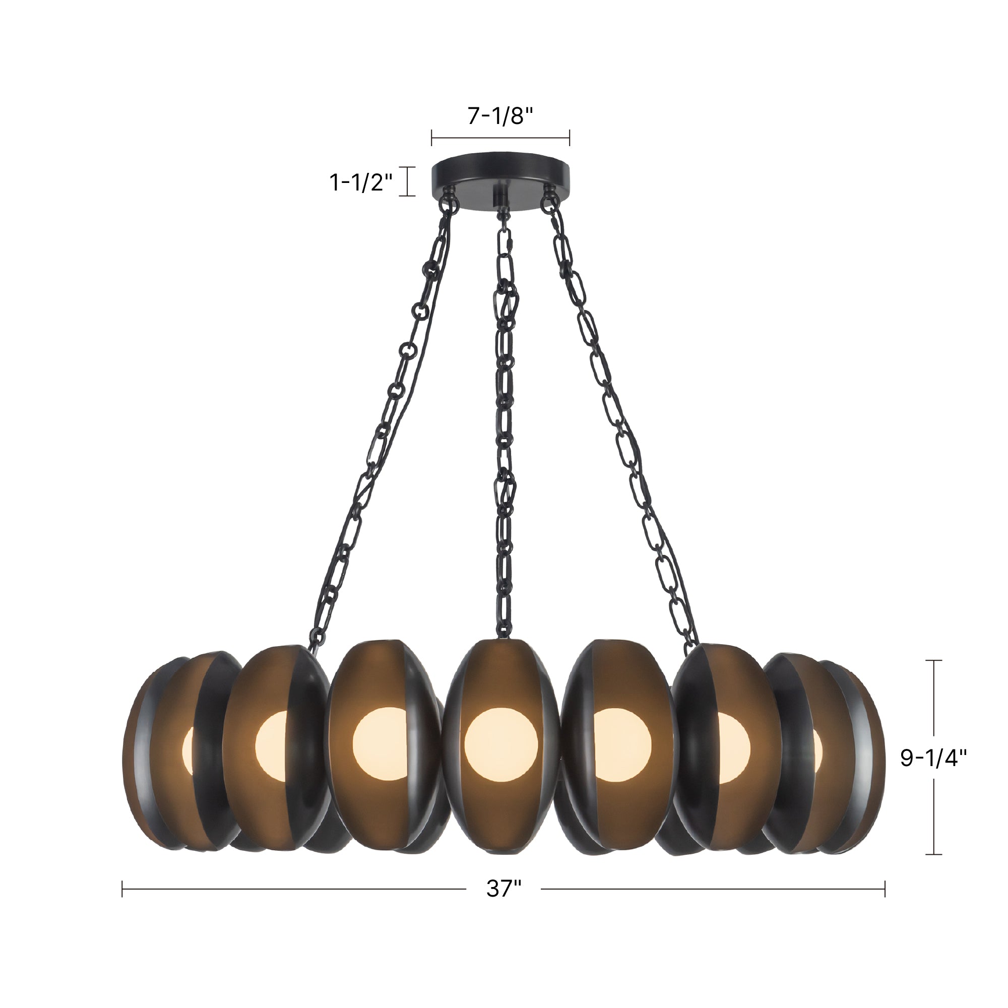 Cortez 37-in Chandelier