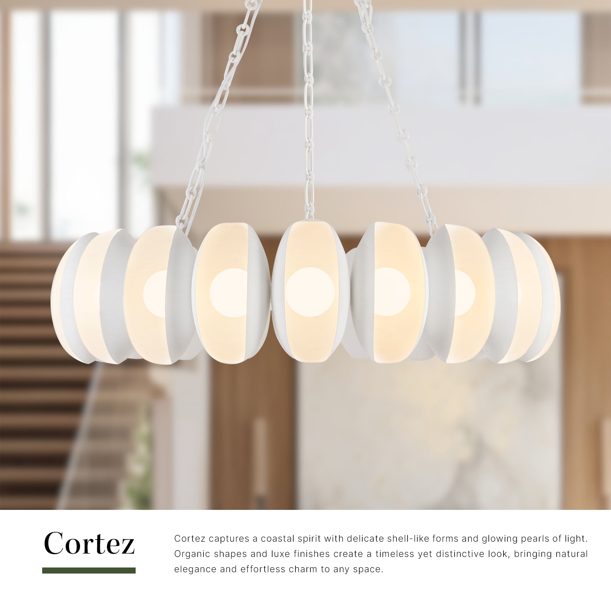 Cortez 37-in Chandelier